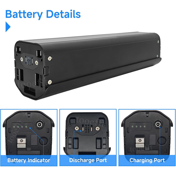 Літій-іонний акумулятор для електровелосипеда Engwe E26 – 48 В / 17,5 А·год / 840 Вт·год