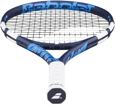 Тенісна ракетка Babolat Drive Junior, синьо-червона, графітова та алюмінієва рама, легка 230 г, ідеально підходить для юних гравців віком 9-11 років