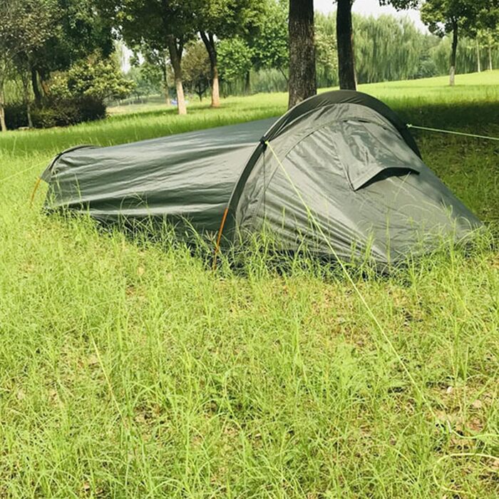 Одномісний намет для сну Backpacking Bivy Tent Водонепроникний спальний мішок для виживання Кемпінг Bivy Tent для відпочинку на свіжому повітрі