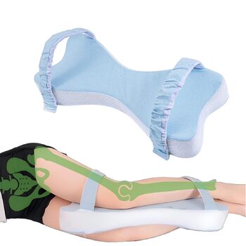 Надзвичайно велика ортопедична подушка для колін для тих, хто спить на боці - подушка з піни з ефектом пам&39яті 53 см для полегшення болю в стегнах і спині, збільшена подушка між ногами для