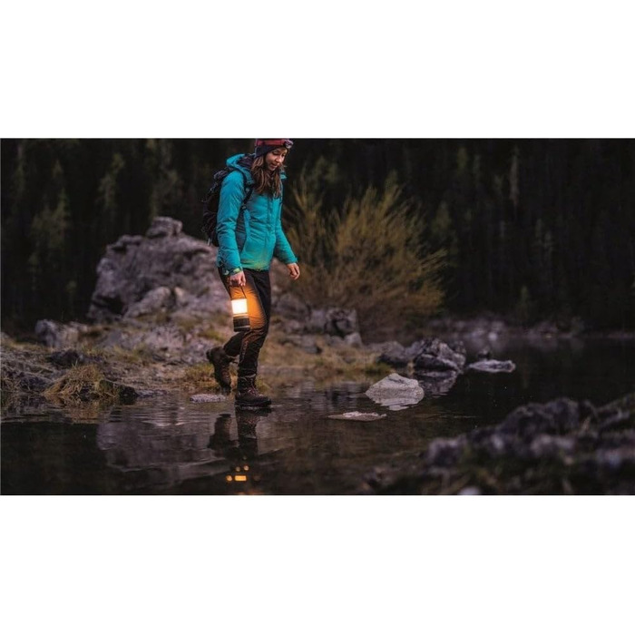 Ліхтар-маяк для кемпінгу Robens, акумуляторний, чорний/зелений, 9,5 x 18,5 см, 690166