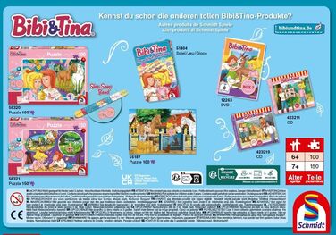 Дитячий пазл Schmidt Spiele 56187 Бібі та Тіна На Мартінсхофі 100 елементів