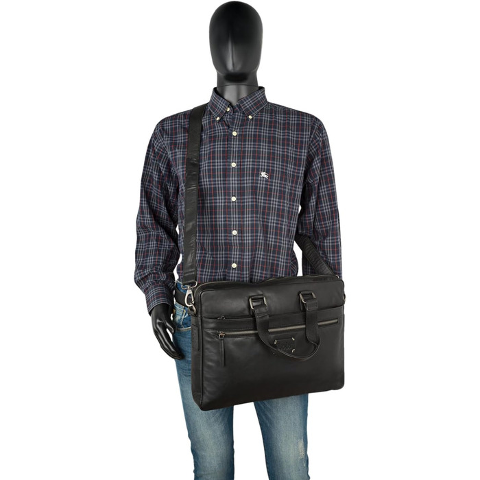 Практична у використанні сумка для ноутбука, сумка для ноутбука Міцна і легка - елегантно оформлена сумка для ноутбука для чоловік