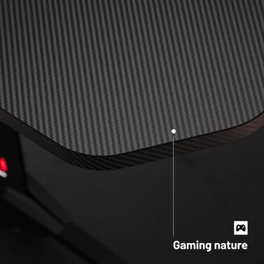 Ігровий стіл Diablo X-Mate, 160 x 75 x 75 см, МДФ / сталь / вуглецеве волокно, чорний