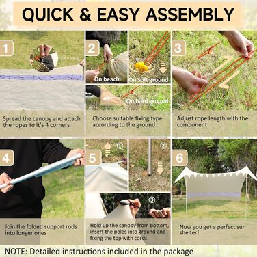 Сонячний намет VILLEY 2 м x 2,4 м, хакі, пляжний намет з лайкри з захистом від ультрафіолету UPF50 для 3 осіб, пляжна парасолька з мішком з піском та 2 опорними жердинами для пікніків, риболовлі, сонцезахисний, хакі