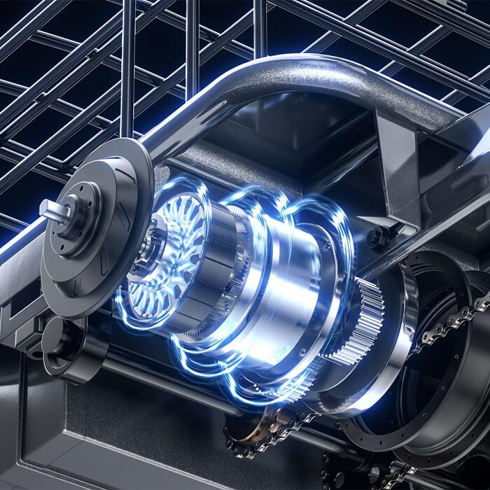 Електричний триколісний велосипед cysum для дорослих, 16-дюймовий складаний 3-колісний електровелосипед, акумулятор 48 В 22 Аг, запас ходу до 120 км, вантажний електротриколісний велосипед, вантажопідйомність 150 кг