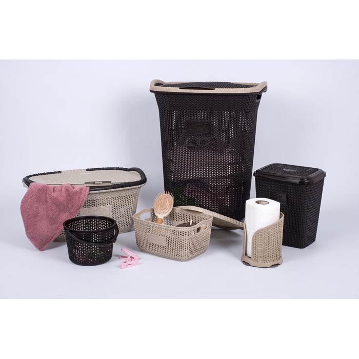 Кошик для білизни VIOLET HOUSE COFFEE Віолетта (6481509)