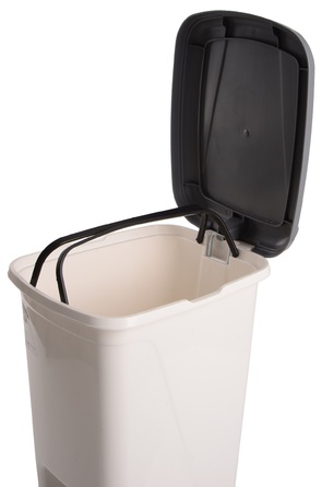 Корзина д/сміття VIOLET HOUSE 0156 White з педал. 8 л (0156 White 8 л) (7246358)