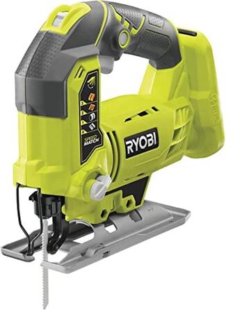 Акумуляторний лобзик RYOBI 18 В ONE R18JS-0 (макс. глибина різання деревини 101 мм, довжина ходу 25 мм, безступінчасте регулювання