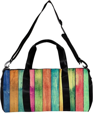 Спортивна сумка, маленька дорожня сумка, сумка для йоги, вінтажний дерев'яний колір у смужку, сумка для фітнесу на відкритому повітрі, ручна поклажа