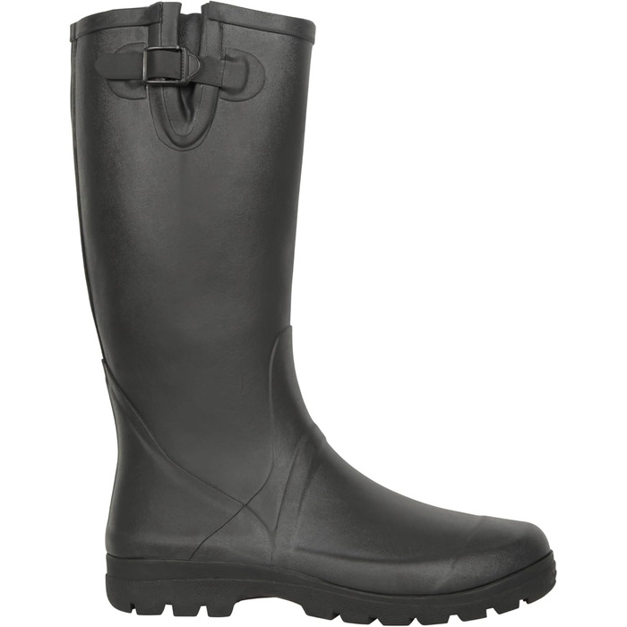 Чоловічі гумові чоботи Mountain Warehouse 100 гумові гумові чоботи, водонепроникне взуття, мяка бавовняна підкладка ідеально підходять для подорожей, активного відпочинку, походів, кемпінгу, розмір 43 EU, чорні 01