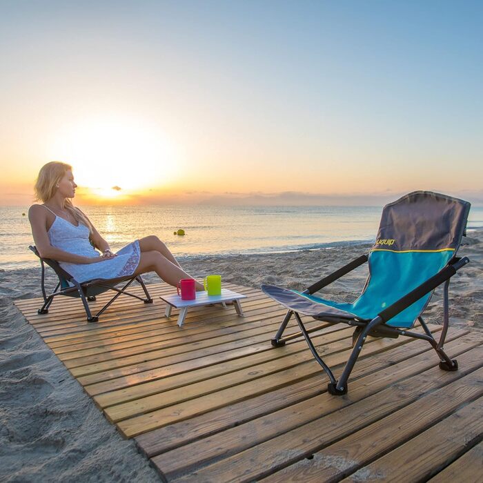 Кемпінгове крісло Uquip Sandy, бензин Складане пляжне крісло вантажопідйомністю 120 кг Компактне складне крісло зі сталі та поліестеру Складане вуличне крісло для кемпінгу, пляжу, риболовлі, саду та фестивалів, бензиновий стандарт