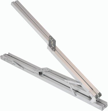 Торговий кемпінговий стіл Nexos з сумкою для перенесення, алюмінієвий, сірий, садовий стіл, стіл для вечірок, фуршетний стіл, складаний, 108x772 см