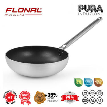 Сковорода ВОК Flonal Pura Induction Professional 28 см (GPRPX3270)