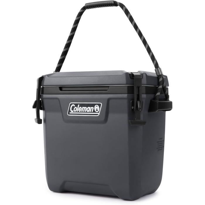 Потужний холодильник Coleman Convoy Місткість 27-22 л Зберігає лід до 5 днів Повна піноізоляція Великий портативний холодильник для використання на відкритому повітрі та будівельних майданчиках 28 кварт
