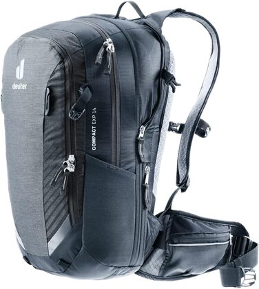 Велосипедний рюкзак Deuter Compact EXP 14 графітово-чорного кольору