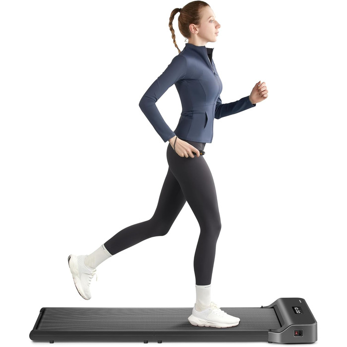 Бігова доріжка WalkingPad від KingSmith Z1, P1, A1 Pro, Z3 Hybrid Walking-Pad для дому/офісу, складна (залежно від моделі вантажопідйомність до 136 кг, швидкість 10 км/год усі моделі світлодіодний дисплей, застосунок, складання не потрібне) Z1 максимальна