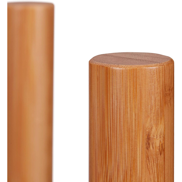 Бамбукова підставка для квітів Relaxdays, індивідуально регульована, для квіткових горщиків до 32 см, підставка для рослин, висота 35,5 см, натуральна, , світло-коричнева