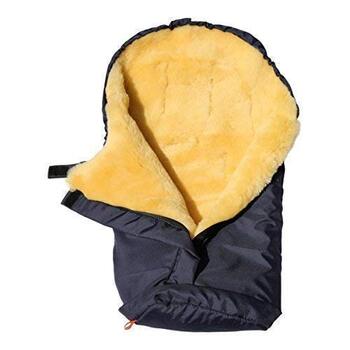 Овчина - ДИТЯЧА МІШОК ДЛЯ НОГ Дитячий грілка для ніг колір синій