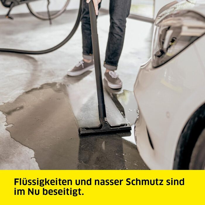 Пилосос для сухого та вологого прибирання Krcher WD 4 P S V-20/5/22, контейнер з нержавіючої сталі 20 л, 1000 Вт, кабель 5 м, всмо