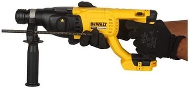 Акумуляторний комбінований перфоратор DEWALT SDS Plus XR (з пневматичним ударним механізмом і безщітковим двигуном для різних видів свердління та легких довбальних робіт, 1 акумуляторний перфоратор Li-Ion 18 В) DCH133NT