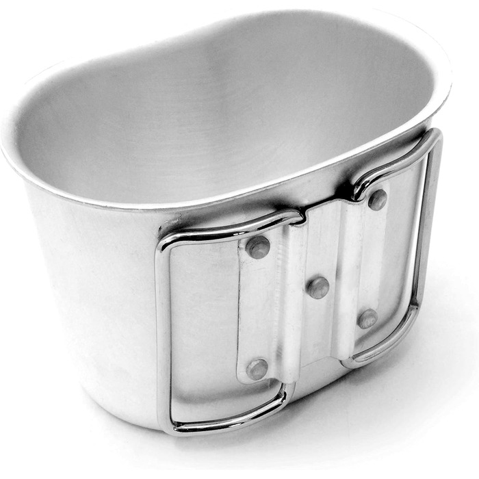 Алюмінієва фляга Ganzoo 1 літр, включаючи чашку для пиття (контейнер для приготування їжі), пляшка Збройних сил Німеччини/алюмінієва дорожня пляшка тканинна сумка Збройні сили Німеччини Зелений срібний / Зелений Збройні сили Німеччини