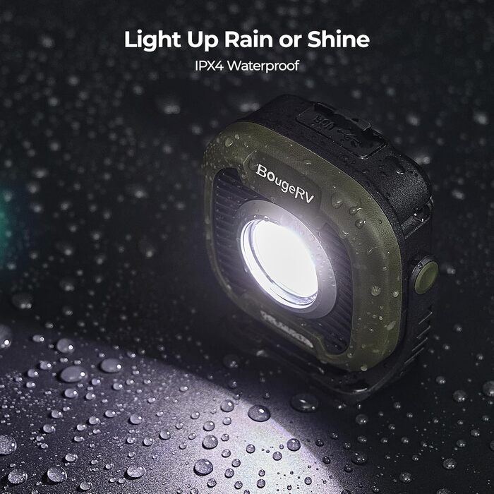 Акумуляторний кемпінговий ліхтар BougeRV 13500 мАг, 2700K-6500K та 1500 люмен, кемпінговий ліхтар із червоним світлом, навколишнім освітленням, водонепроникний IPX5, кемпінговий ліхтар для кемпінгу, подорожей, надзвичайних ситуацій