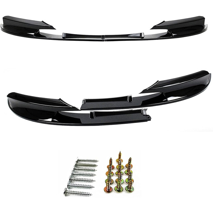 Передній спойлер Lip Neck Sport Optic Black Gloss для BMW 3 Series F30 F31 11-19