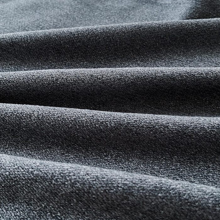 Доріжка для ліжка OSVINO, серія Однокольорова, поліестер, вінтажний декор для вітальні, темно-сірий 180 x 48 см для ліжка 180 см, темно-сірий 180 x 50 см для ліжка 120 см