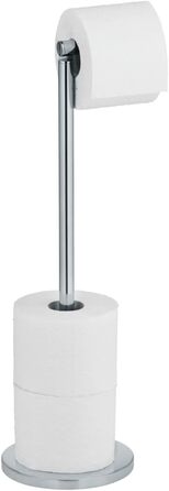 Підставка для туалетного рулону 2в1, нержавіюча сталь срібляста