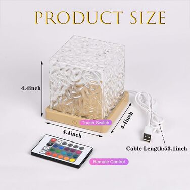 Світлодіодний проектор зоряного неба, лампа Aurora - 16 кольорів, 30 режимів освітлення, лампа північного сяйва, підходить для прикраси дитячої кімнати/вечірок/святкових подарунків