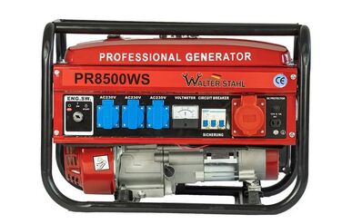 Бензиновий генератор Генератор живлення з аксесуарами, тихий аварійний генератор 2/5 розеток 3 шт. 230 В / 400 В / 12 В Генератор 7 к.с. (5 розеток (2500 Вт WS2500))