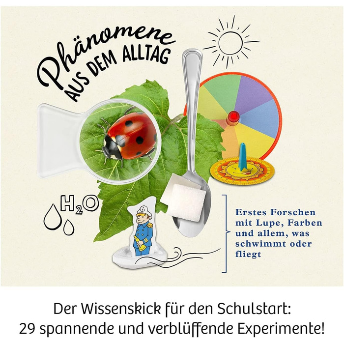 Мій перший набір для експериментів Закони природи - Легко, грайливі експерименти для маленьких дослідників, набір для експериментів для дітей віком від 5 років, 602284