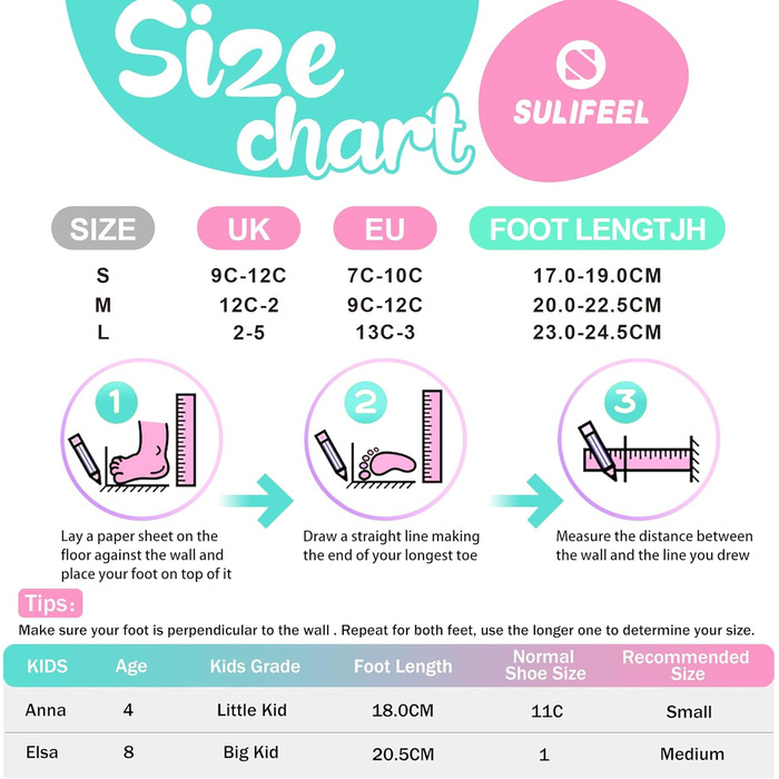 Регульовані роликові ковзани SULIFEEL &quotРайдужний єдиноріг&quot для дітей з підсвічуванням колес для дівчаток та хлопчиків, зелені, розмір S (28-31 EU / 170-190 мм)