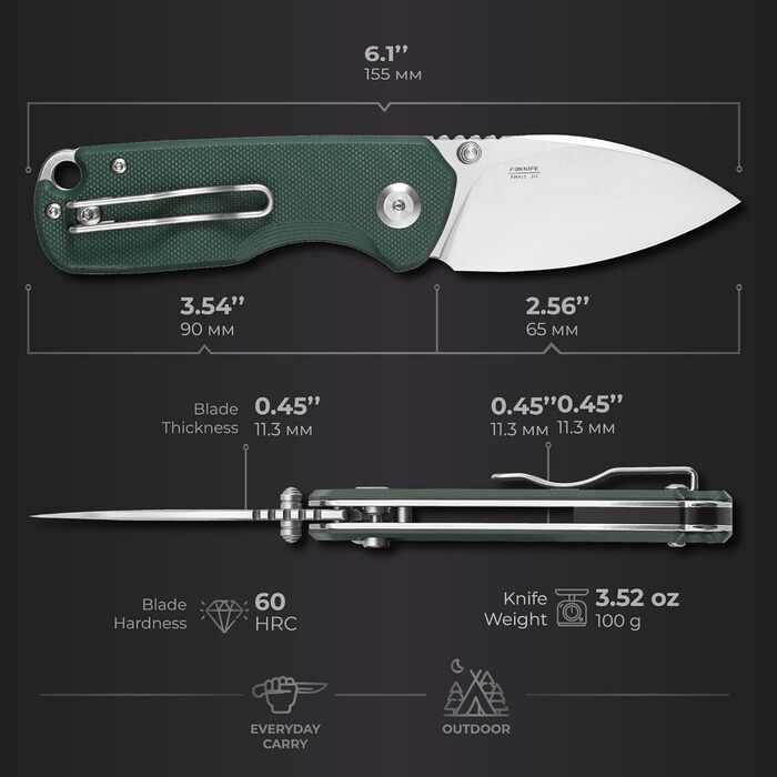 Кишеньковий складаний ніж з кнопковим замком D2 сталеве лезо G10 нековзна ручка з кліпсою Кемпінговий туристичний універсальний ні