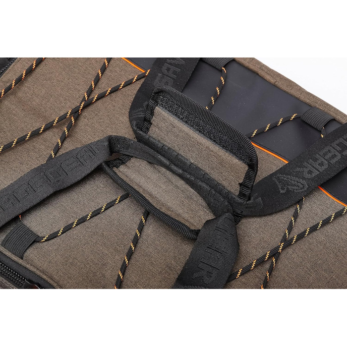 Сумка Savage Gear System Travel Bag - міцна сумка для рибалок, водонепроникна сумка для спорядження з кількома відділеннями, для використання на човні, березі та на природі, розмір M, коричневий