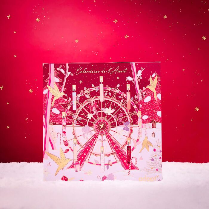 Адвент-календар adopt, 24 парфумерні води, парфумерний адвент-календар, набір із 24 ароматів - косметичний подарунок для жінок до Різдва 2025 року, зроблено у Франції