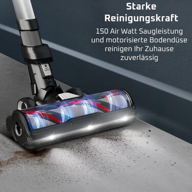 Акумуляторний пилосос Rowenta X-Force Flex 13.60 (RH9A36WV) для алергіків, глибоке очищення, Flex-зєднувач, 150 Air Watt, до 60 хв роботи, Made in France