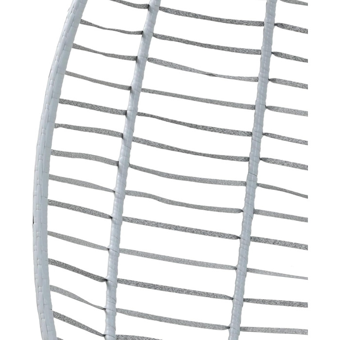 Підвісне крісло SVITA Belly з каркасом, складне, підвісне сидіння, підвісний кошик, сірий