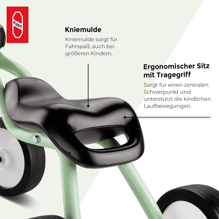 Безпечний розсувний транспортний засіб Для малюків від 1,5 років З поворотною віссю Безпечні ручки на кермі Всередині та зовні Кол