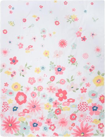 Комплект дитячої постільної білизни Sammy & Lou Floral Sprinkles для дівчаток, 4 предмети, в т.ч. ковдра, простирадло, підодіяльни