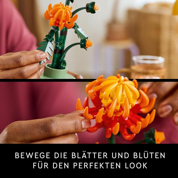 Конструктор LEGO Botanicals Хризантема, 278 деталей