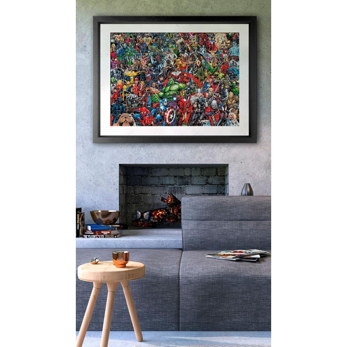 Елементів, Impossible Puzzle, гра на спритність для всієї родини, барвистий пазл, дорослий пазл від 14 років, 39411 Marvel Univers