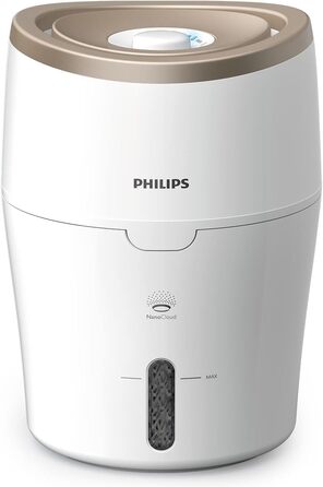 Зволожувач повітря Philips HU4811/10 (до 38 м, гігієнічна технологія NanoCloud, для дітей і немовлят) білий/шампань зі змінним фільтром FY2401/30