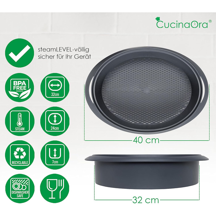 Аксесуари CucinaOra steamLEVEL Thermomix TM6 - Аксесуари Thermomix TM6 - Пароварка Thermomix TM5 TM31 - Аксесуари Termomix - Аксесуари для Thermomix Vorwerk