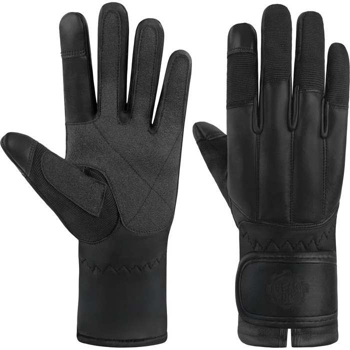 Рукавички normani Security для кварцового піску з натуральної шкіри, довга версія XL