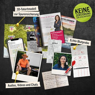 Приховані ігри Місце злочину - Кемпінг-вбивця - Німецька - Реалістична злочинна гра, захоплива детективна гра, квест-кімната