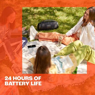 Бездротова колонка з Bluetooth і Wifi - Сумісна з додатком JBL One - 24 години відтворення - Водо- та пилонепроникна - Вбудований