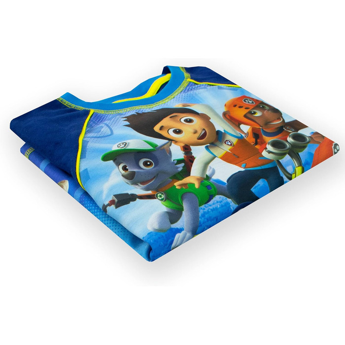 Піжами для хлопчиків PAW PATROL М&39які бавовняні піжами із зображенням Маршалла, Чейза та Райдера Офіційно ліцензовані дитячі піжами, розмір 116, різнокольорові