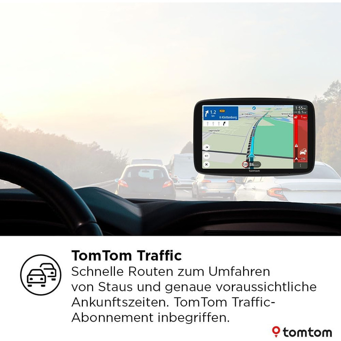 Навігаційний пристрій TomTom GO Navigator (Уникнення пробок завдяки TomTom Traffic, оновлення карт світу, оновлення через Wi-Fi) (7 дюймів)